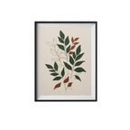 Terracotta Leaves Modern Botanical Outline