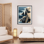 Coastal Dreams Abstract Cliffs & Ocean